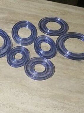 Creative Memories Blue Circle/Oval Cutting Templates